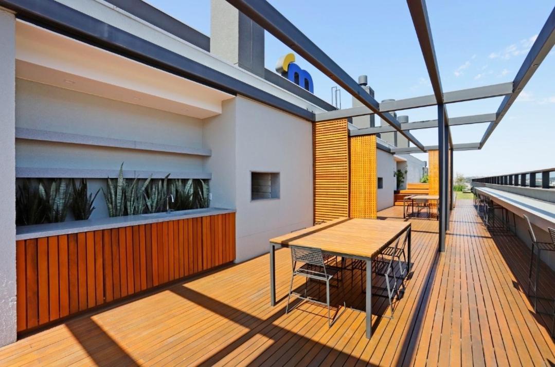 Ferienwohnung Studio Com Piscina Porto Alegre Exterior foto